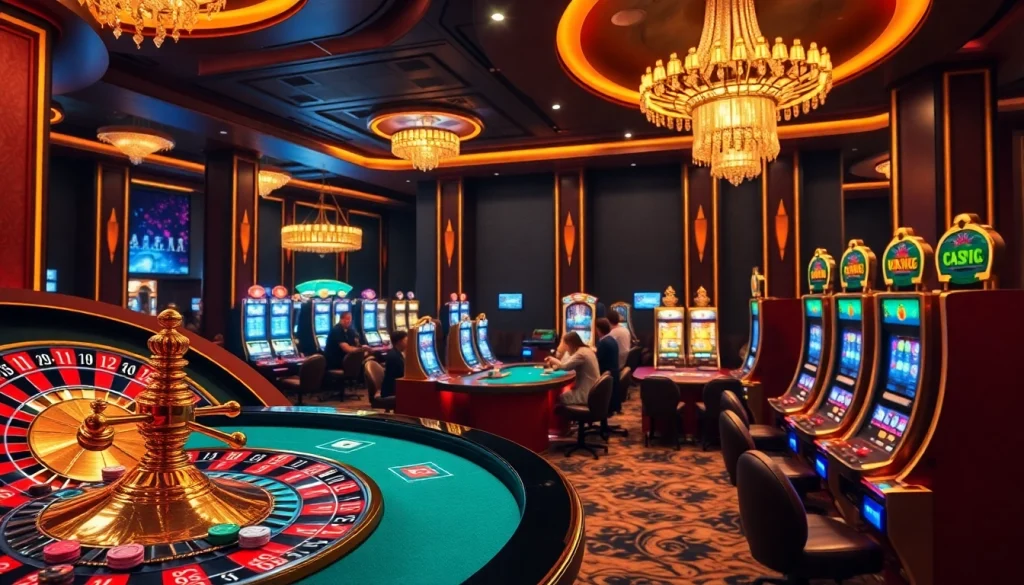 Experience the thrill of winning at QQ 88 with vibrant casino games and lively players in an elegant setting.